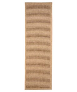 Tapis de balcon aspect jute - bohème Stripe beige/marron - overzicht