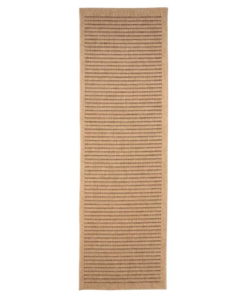 Tapis de balcon aspect jute - bohème Stripe beige/marron - overzicht