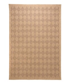 Tapis d'extérieur aspect jute - bohème Jewel beige/marron - overzicht