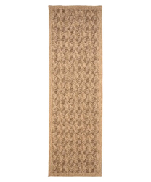 Tapis de balcon aspect jute - bohème Jewel beige/marron - overzicht