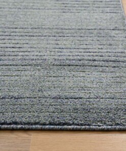 Tapis rayé - Fancy Lines bleu canard - close up