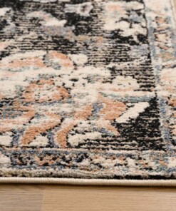 Tapis oriental - Fancy Flowers Multicolore - close up