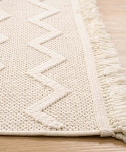 Tapis - Knit Aura blanc - close up