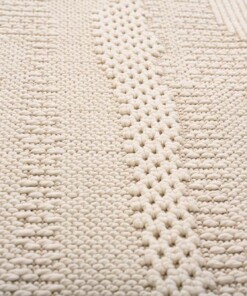 Tapis - Knit Tranquil blanc - close up