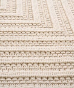 Tapis - Knit Elevate blanc - close up