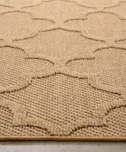 Tapis d'extérieur - Trellis Retreat beige - close up