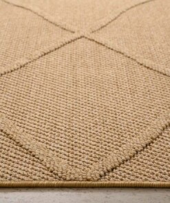 Tapis d'extérieur losange - Retreat beige - close up