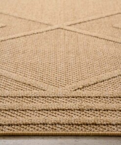 Tapis d'extérieur bohème - Retreat beige - close up