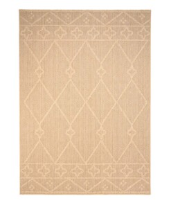 Tapis d'extérieur bohème - Retreat losange beige - overzicht