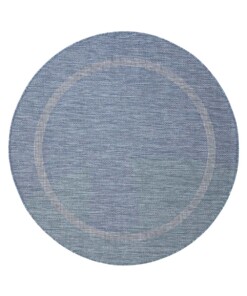 Tapis d'extérieur Rond - Sunset bleu - overzicht