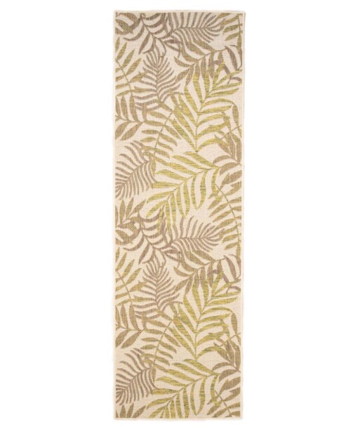 Tapis de balcon Feuilles de palmier - Coastal Breeze beige/vert - overzicht