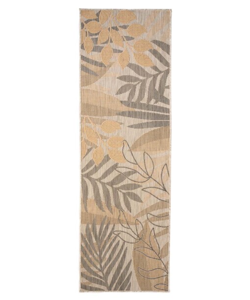 Tapis de balcon Feuilles de palmier - Coastal Coral beige - overzicht